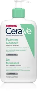 CeraVe Cleansers Foaming Cleanser gel spumant de curatare pentru piele normala si grasa
