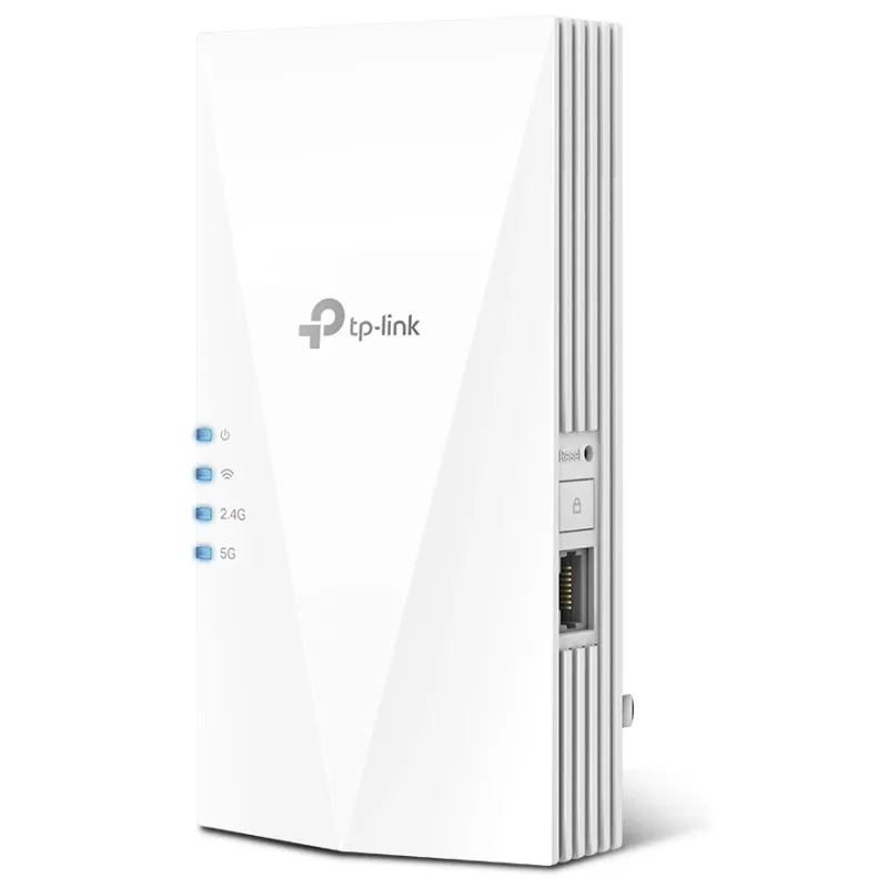 Range Extender TP-Link RE700X, AX3000, Dual-Band Gigabit, Wi-Fi 6, tehnologie OneMesh, Adaptive Path, Mod High Speed, Mod Access Point