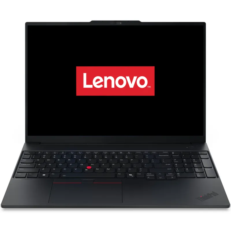 Lenovo ThinkPad E16 Gen 3 cu procesor AMD Ryzen 5 230 pana la 4.9GHz, 16" WUXGA , IPS, 32GB DDR5 RAM, 1TB SSD, AMD Radeon™ 760M Graphics, No OS, Black, 3Y Courier