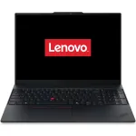 Laptop Lenovo ThinkPad E16 Gen 3 cu procesor AMD Ryzen 5 230 pana la 4.9GHz, 16" WUXGA , IPS, 32GB DDR5 RAM, 1TB SSD, AMD Radeon™ 760M Graphics, No OS, Black, 3Y Courier