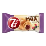 Croissant cu umplutura de fructe de padure 7 Days, 80 g