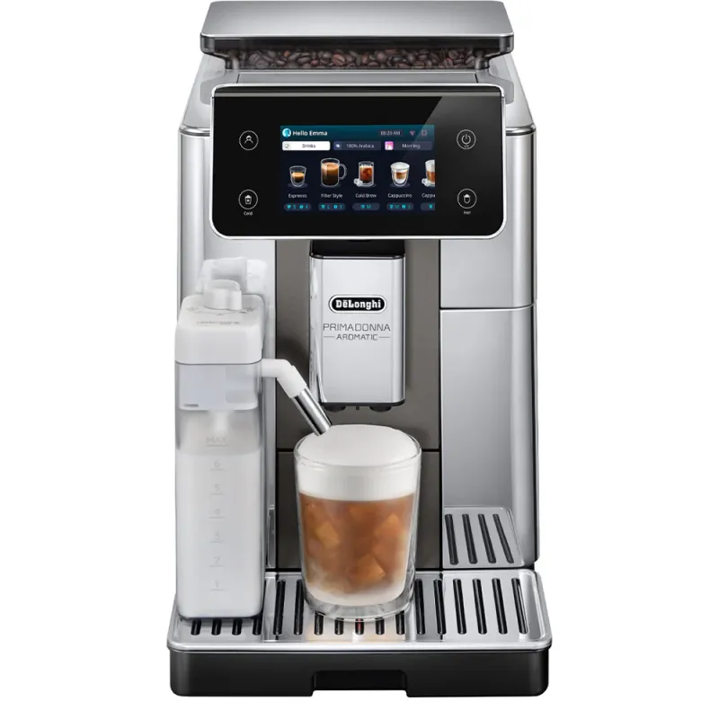 Espressor automat DELONGHI PrimaDonna Aromatic ECAM630.75.TSM, 2.2l, 1450W, 19 bar, argintiu