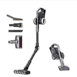 Aspirator vertical JIMMY H8 Flex, 0.5l, autonomie max 65 min, iluminare LED, negru-argintiu