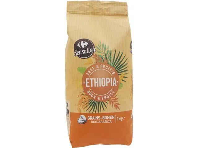 Cafea Boabe Etiopia Carrefour Sensation, 1 Kg