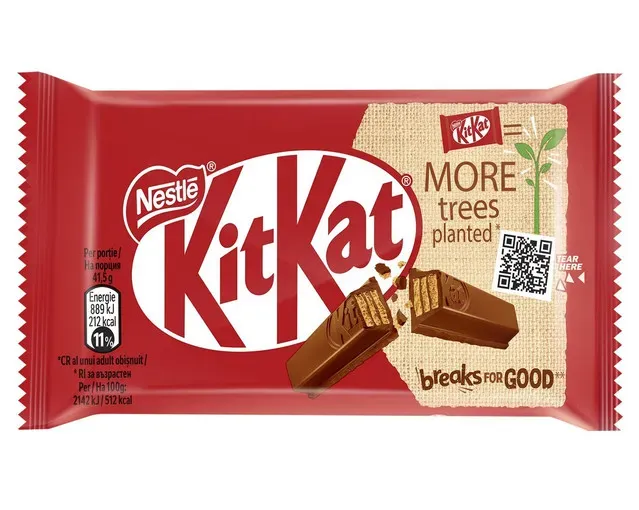 Baton de ciocolata cu lapte KitKat, 41.5g