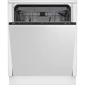 Masina de spalat vase incorporabila BEKO BDIN36530, 15 seturi, 6 programe, 60 cm, Clasa D, panou comanda negru