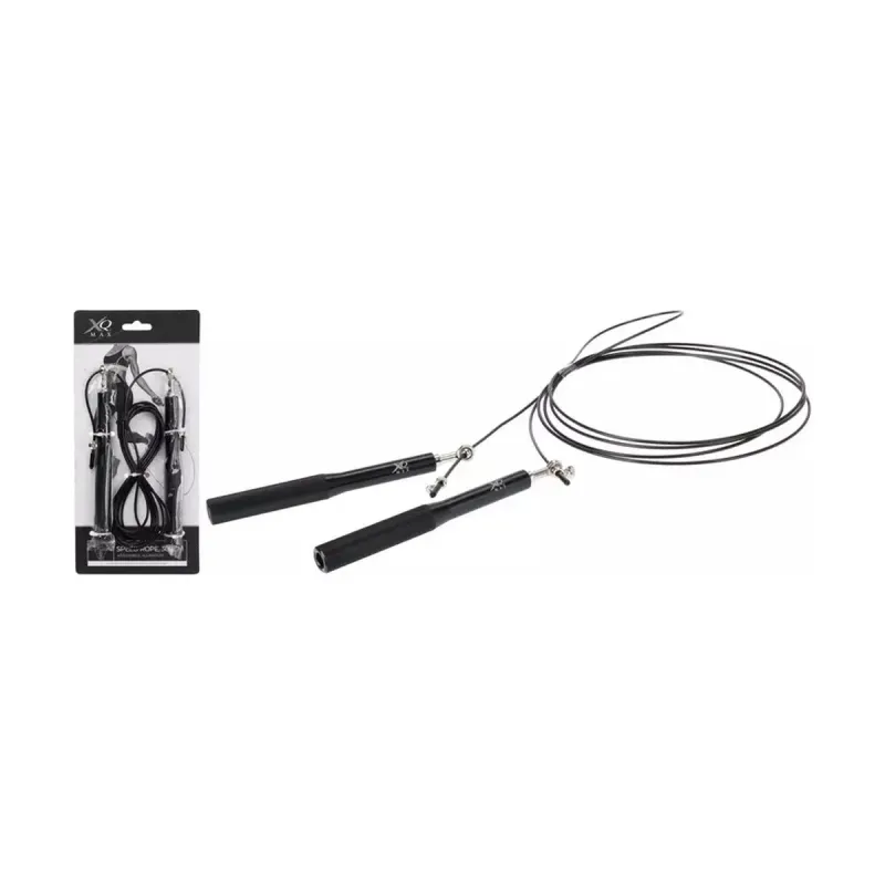 Coarda de viteza ajustabila din aluminiu XQMAX, negru