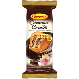 Cozonac Cremos crema cu ciocolata-rom si rahat 550g