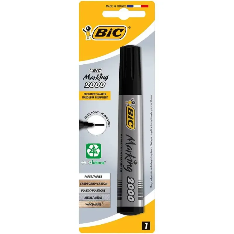 Marker permanent Bic 2000 negru