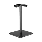 Suport pentru casti, Pentru masa, suport detasabil pentru casti cu silicon TPU anti-alunecare pentru toate dimensiunile de casti, Negru