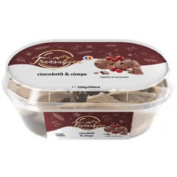 Inghetata cu ciocolata si sos de cirese 500g