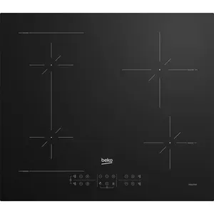 Plita incorporabila BEKO HII64200SFMT, Inductie, 4 arzatoare, Touch Control, negru