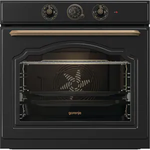 Cuptor incorporabil GORENJE BOS67372CLB, Electric, Autocuratare AquaClean, 77 l, Clasa A, negru