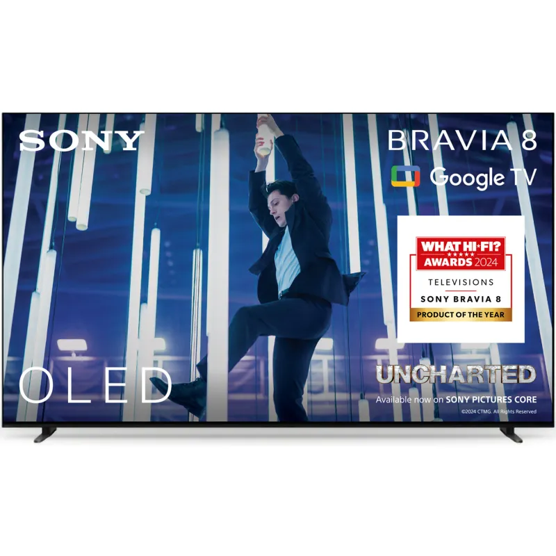 Sony BRAVIA 8 OLED 55XR80, 139 cm, Smart Google TV, 4K Ultra HD, 100 Hz, Clasa F