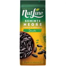 Seminte negre de floarea-soarelui, sarate si coapte 200g