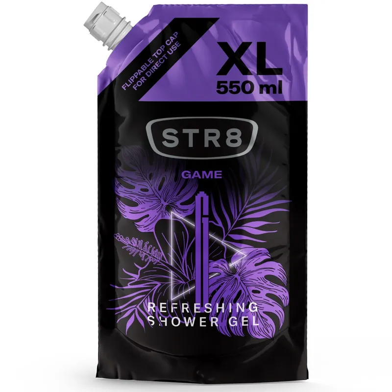 Rezerva gel de dus STR8, Game, Barbati, 550 ml