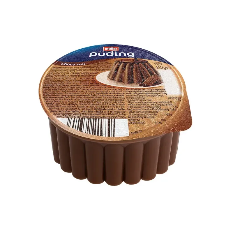 Budinca de ciocolata cu sos de ciocolata, 450 g