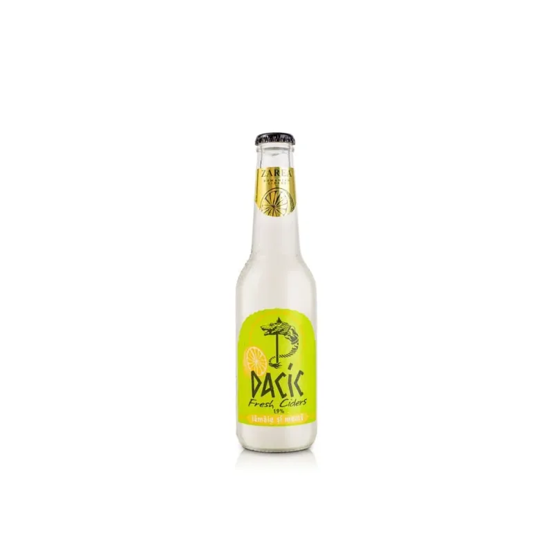 Cidru cu aroma de lamaie si menta Dacic Fresh Ciders, 0.275 l