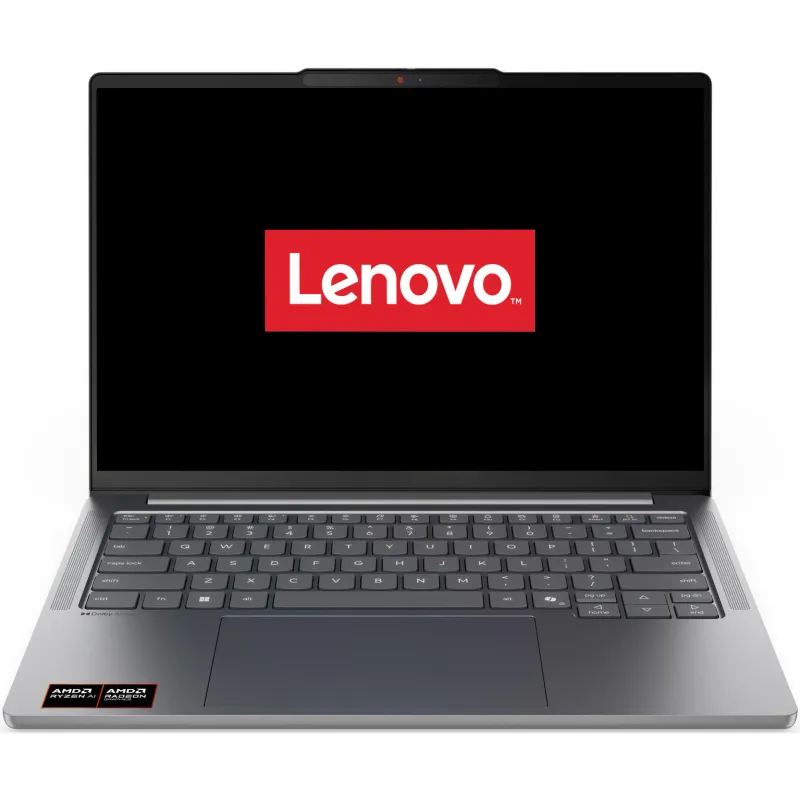 Lenovo IdeaPad Pro 5 14AGP11 cu procesor AMD Ryzen™ AI 9 465 pana la 5.0GHz, 14" 2.8K, OLED, 120Hz, 32GB LPDDR5x RAM, 1TB SSD, AMD Radeon™ 880M Graphics, No OS, Luna Grey, 3Y Courier