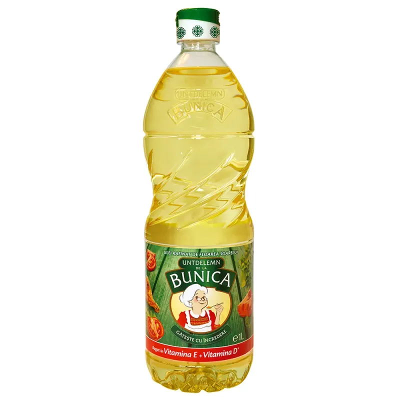Ulei de floarea soarelui Bunica, 1 l Ulei de floarea soarelui Bunica, 1 l