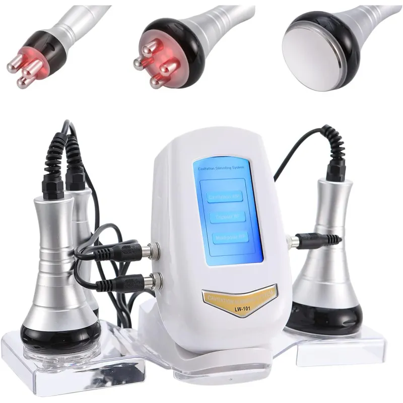 Aparat Cosmetic Profesional pentru Slabire 3in1 LCD, Piduules, Indepartare Celulita, Remodelare Corporala, Lifting intens si Tonifiere, Radiofrecventa RF, Ultrasunete, Cavitate in Vid, Efect Anti Imbatranire