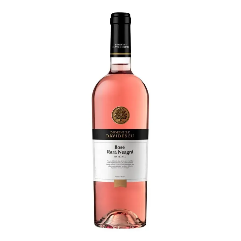 Vin rose sec Domeniile Davidescu, Rara Neagra si Merlot, 0.75 l