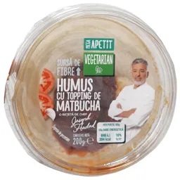 Humus cu topping de matbucha 200g