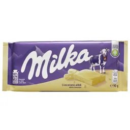 Ciocolata alba cu lapte 90g