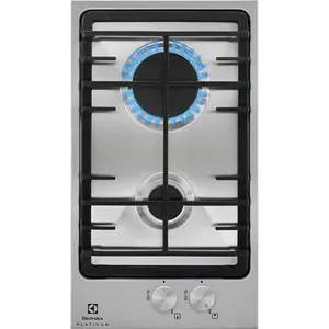 Plita incorporabila ELECTROLUX EGG3322NVX, Gaz, 2 arzatoare, inox