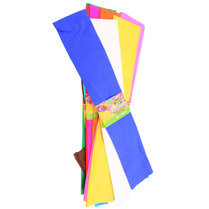 Set hartie creponata Colour Kids 10 culori