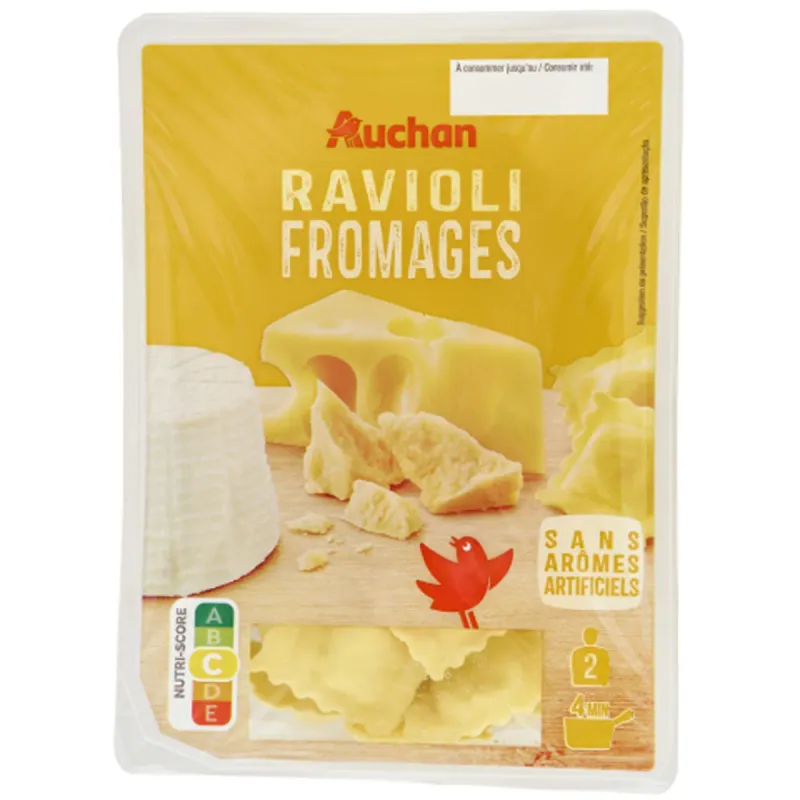Ravioli cu branza Auchan, 300 g Ravioli cu branza Auchan, 300 g