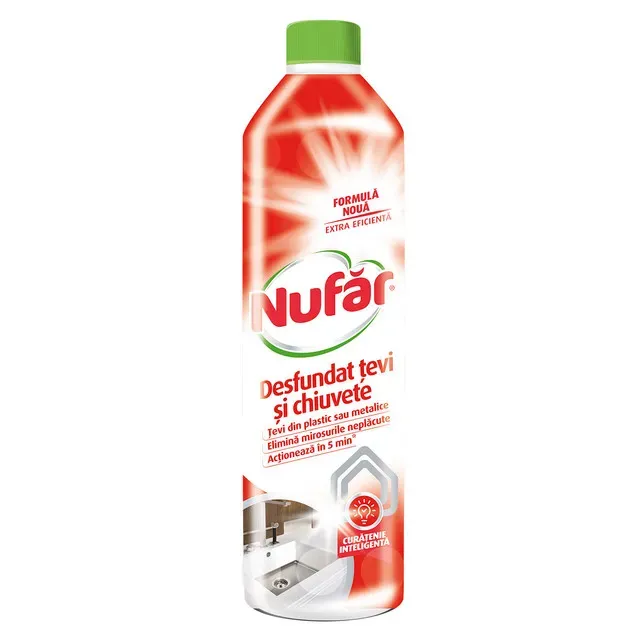 Solutie desfundat tevi si chiuvete Nufar, 1 l
