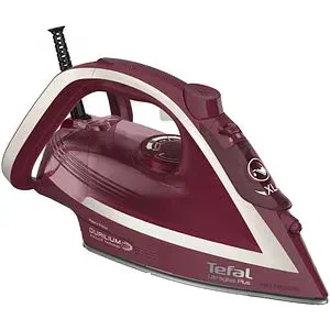 Fier de calcat TEFAL UltraGliss Plus FV6820E0, 2800W, 260g/min, 270ml, talpa Durilium AirGlide, visiniu-alb