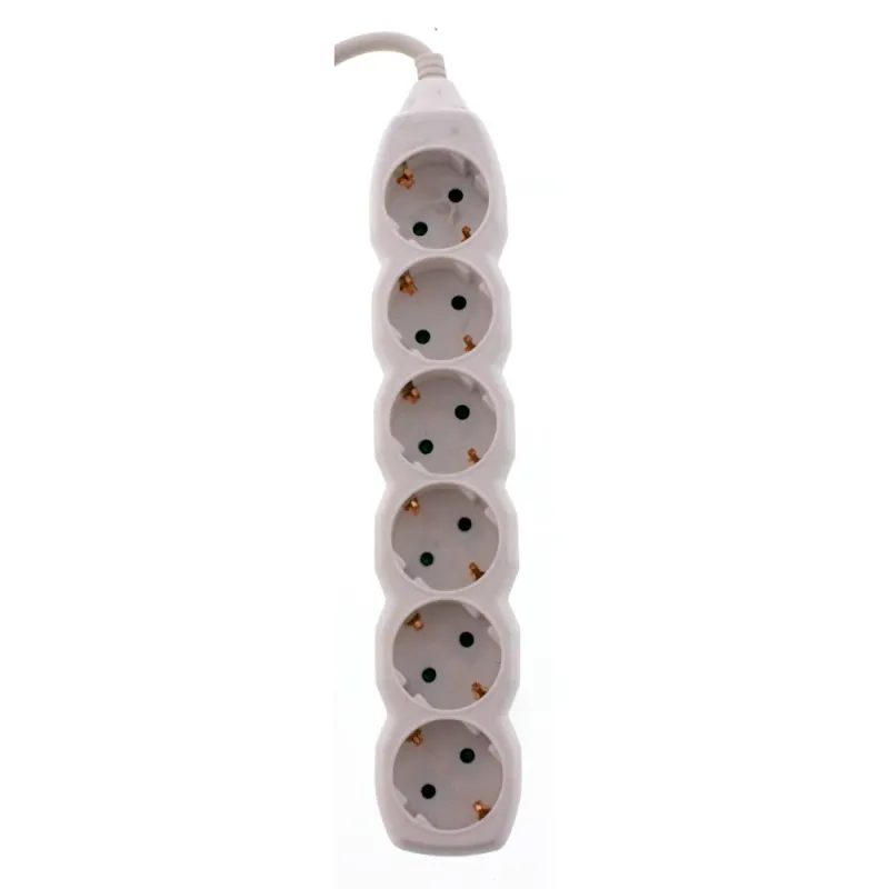 Prelungitor Well, 6 prize, intrerupator, 3xG1.5mmp, 5 m