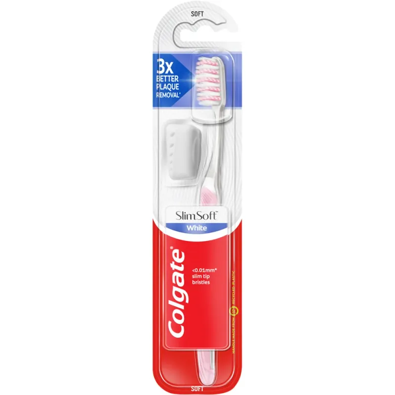 Periuta de dinti Colgate Slim Soft White, 1 bucata