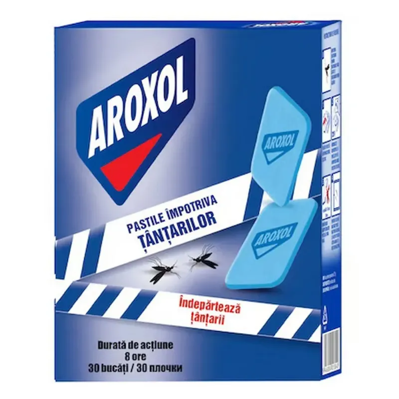 Pastile impotriva tantarilor Aroxol, 30 bucati