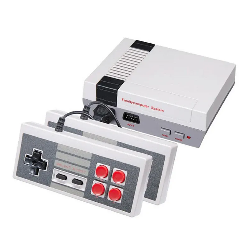 Consola de jocuri retro mini clasica, cu 620 de jocuri incorporate, iesiri AV si HDMI de inalta definitie, plug and play, controllere duale pentru jocuri, versiune mini clasica de divertisment