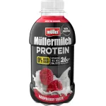 Bautura proteica Muller cu gust de zmeura, fara zahar, 400 g