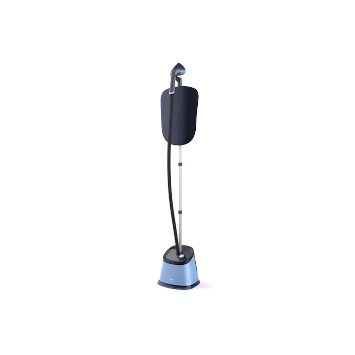 Aparat de calcat vertical cu abur si suport Philips STE3150/20, 2000 W, Placa StyleBoard, 3 setari debit abur, 2 l Albastru