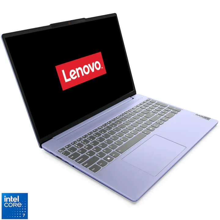 Lenovo IdeaPad Slim 5 15IRH9R cu procesor Intel® Core™ 7 240H pana la 5.2GHz, 15.3" WUXGA, IPS, 32GB LPDDR5x RAM, 1TB SSD, Intel® Graphics, No OS, Purple