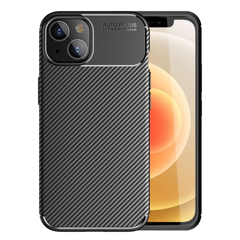 Husa pentru Xiaomi 12 armored carbon fiber neagra