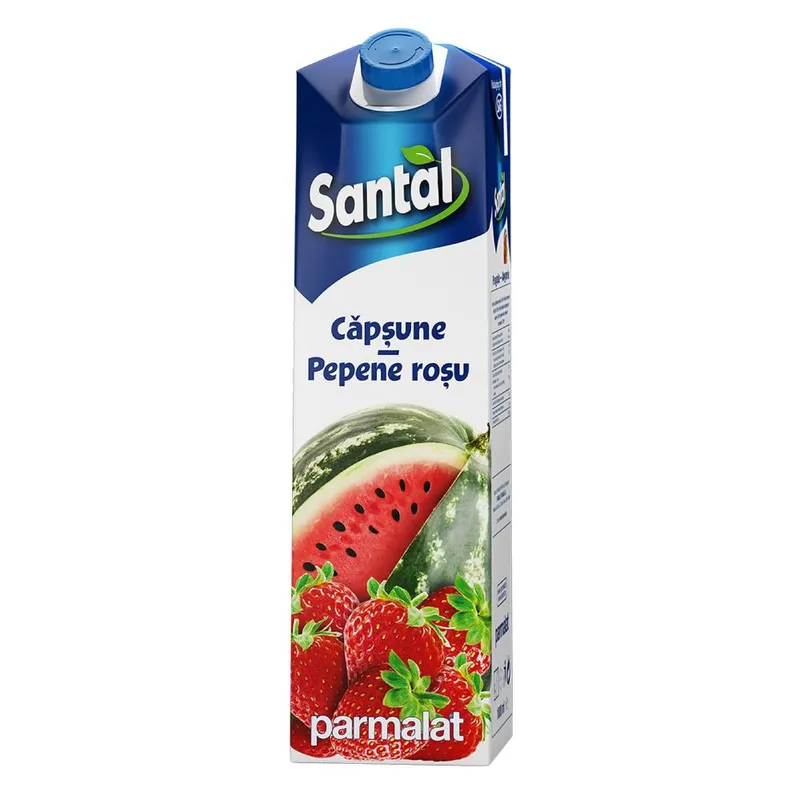 Suc Capsune si Pepene Rosu 15%, Santal, 1 L