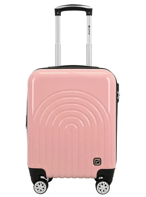 Troler Airport Boho, din ABS, S, 36 x 50 x 21 cm, roz