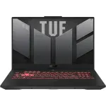 Laptop Gaming ASUS TUF A17 FA707NU-HX021, AMD Ryzen 7 7735HS pana la 4.7GHz, 17.3" Full HD, 8GB, SSD 512GB, NVIDIA GeForce RTX 4050 6GB, Free DOS, Mecha Gray