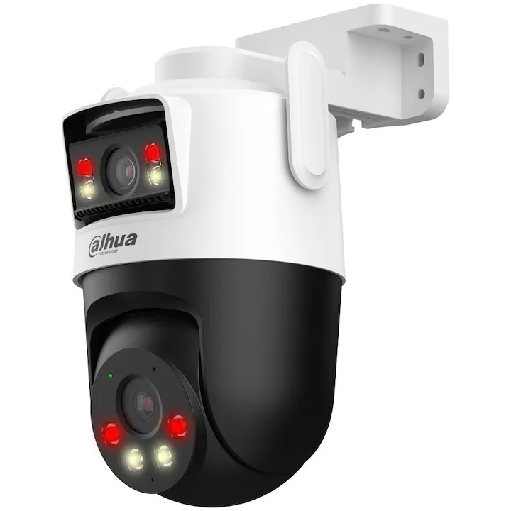 Camera Supraveghere WiFi Dahua Picoo Dual DH-IPC-P5DP-5F-PV-0280B/0600B-EUR, Pan/Tilt 360°, WiFi 6, 5+5MP, Dual 2880×1620, Smart Dual Light, AI Human/Vehicle Detection, Smart Detection, Auto Tracking, Linkage Tracking, Sound & Light Alarm, IP66