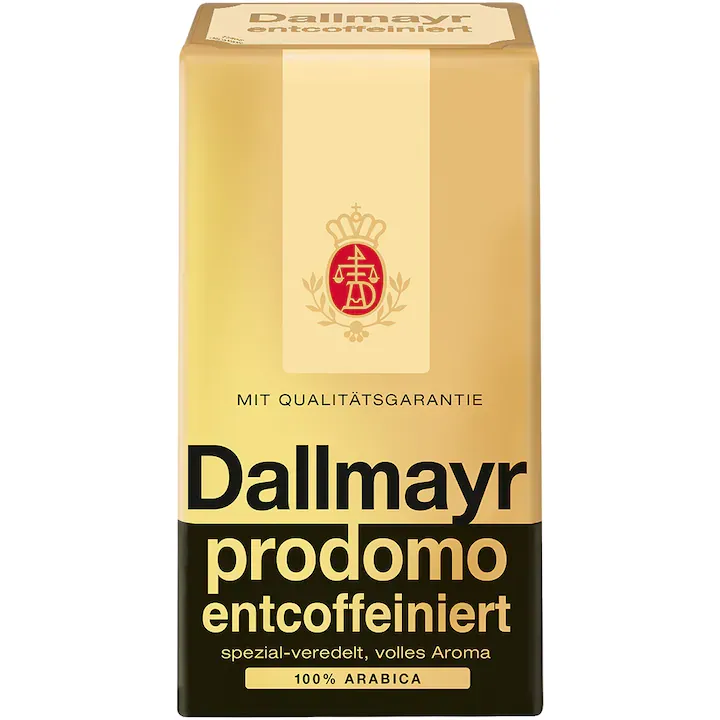 Cafea macinata, decafeinizata, Dallmayr, 500 g