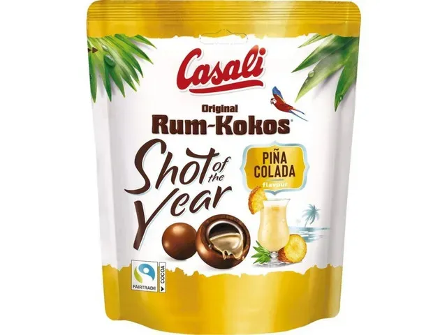 Bomboane cu rom, cocos si aroma de Pina Colada Casali, 175 g