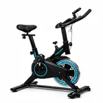 Bicicleta Spinning TECHFIT SBK500, Sistem pedalare fata/spate, Transmisie curea, brat pedalier 3 crank, Puls, Scanare, Timp, Viteza, Distanta, Calorii, Suport telefon, Roti transport
