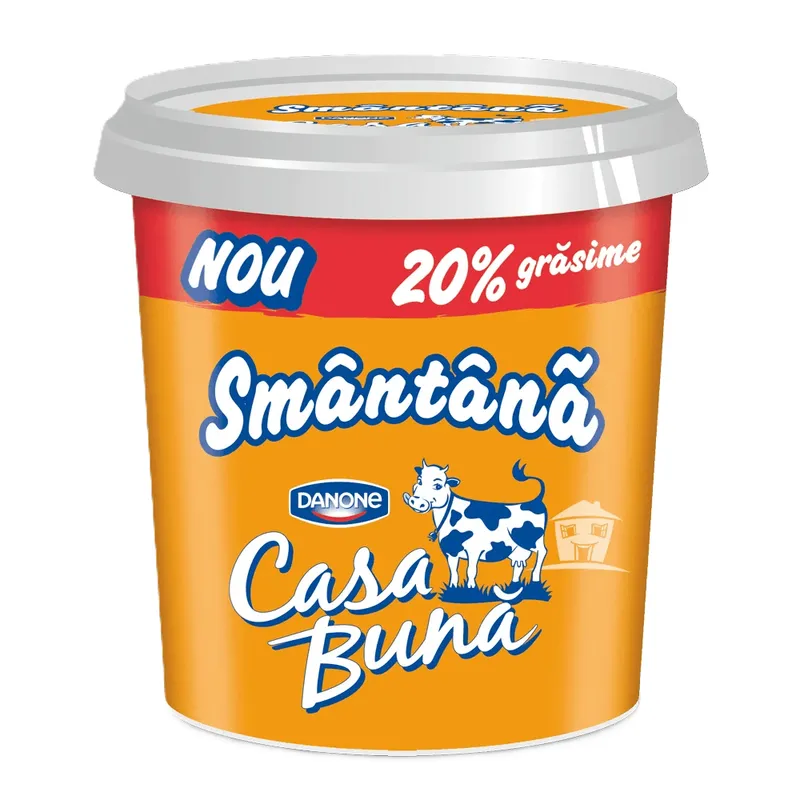 Smantana Casa Buna, 20% grasime, 850 g