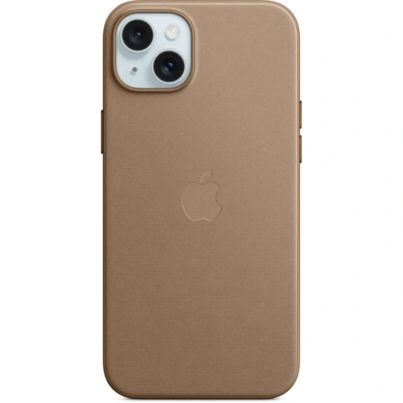 Husa telefon APPLE iPhone 15 Plus FineWoven Case cu MagSafe - Taupe, MT473ZM/A
